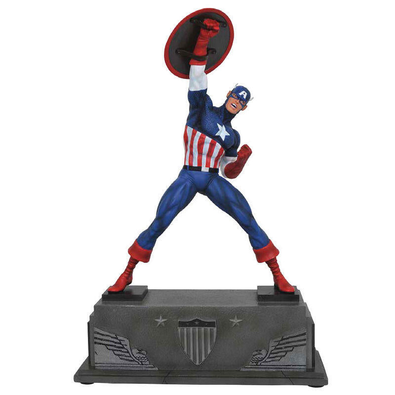 Estatua Resina Capitan America Marvel 30cm