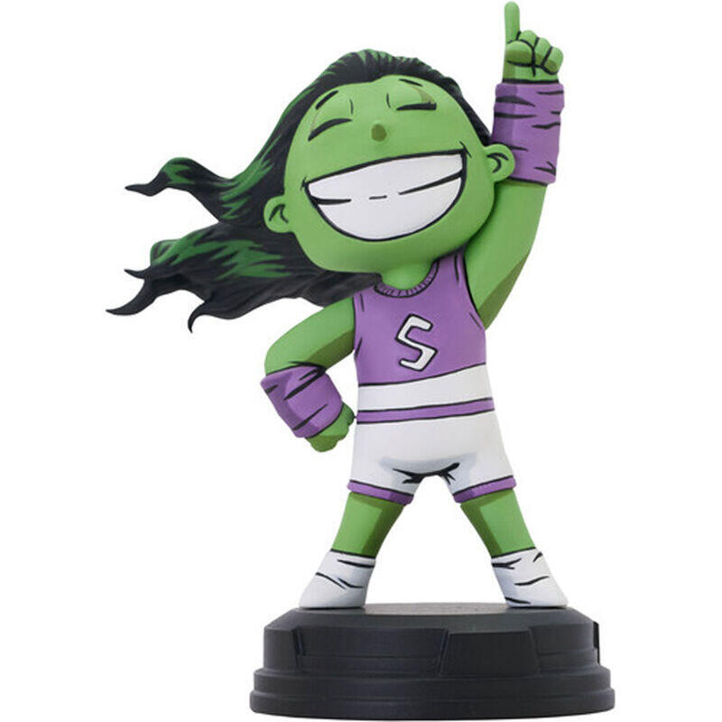 Estatua She-Hulk Animated Scotty Young Resina 13 Cm
