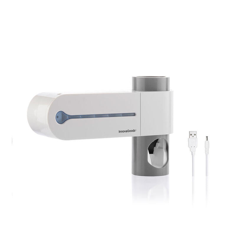 Esterilizador Uv De Cepillos Dentales Con Soporte Y Dispensador De Dentífrico