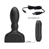 Estimulador Anal Harriet Inflable Usb Silicone Negro