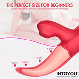 Estimulador Doble Con Lengua Y Pulsación