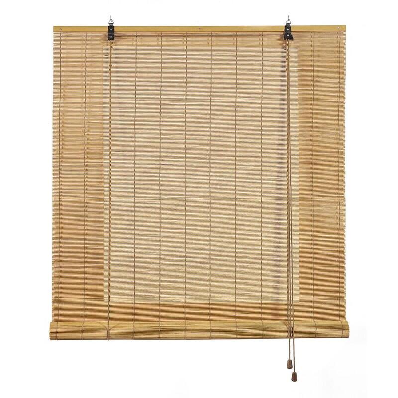 Estor Enrollable Bambú Ocre Mango 90 X 175 Cm