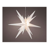 Estrella Blanca Iluminada Ø40x40cm 6 Leds