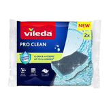 Estropajo Viscoso Con Enzimas Vileda Pro Clean 2 Uds.
