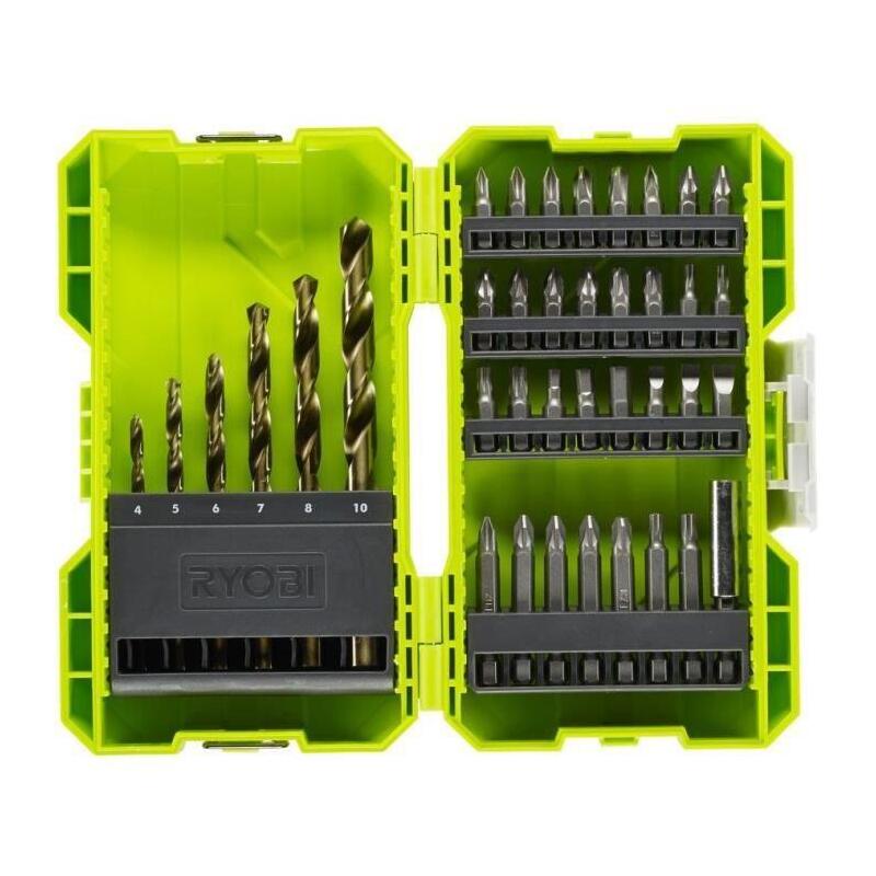 Estuche De 38 Puntas Para Perforación Y Atornillar Ryobi Rak38sdd