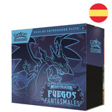 Estuche Entrenador Elite Juego Cartas Fuegos Fantasmales Pokemon Español