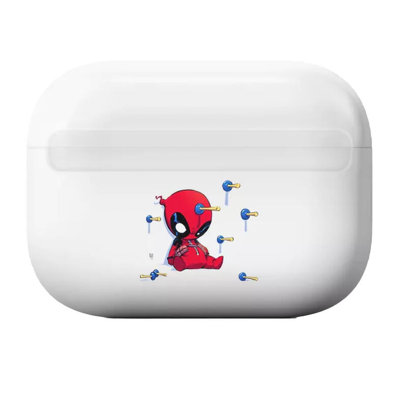 Estuche Protector Airpods Pro Deadpool Blanco Estuche Protector Airpods Pro