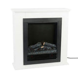 Estufa/Chimenea Eléctrica Con Repisa Modelo Lugano 1800 W