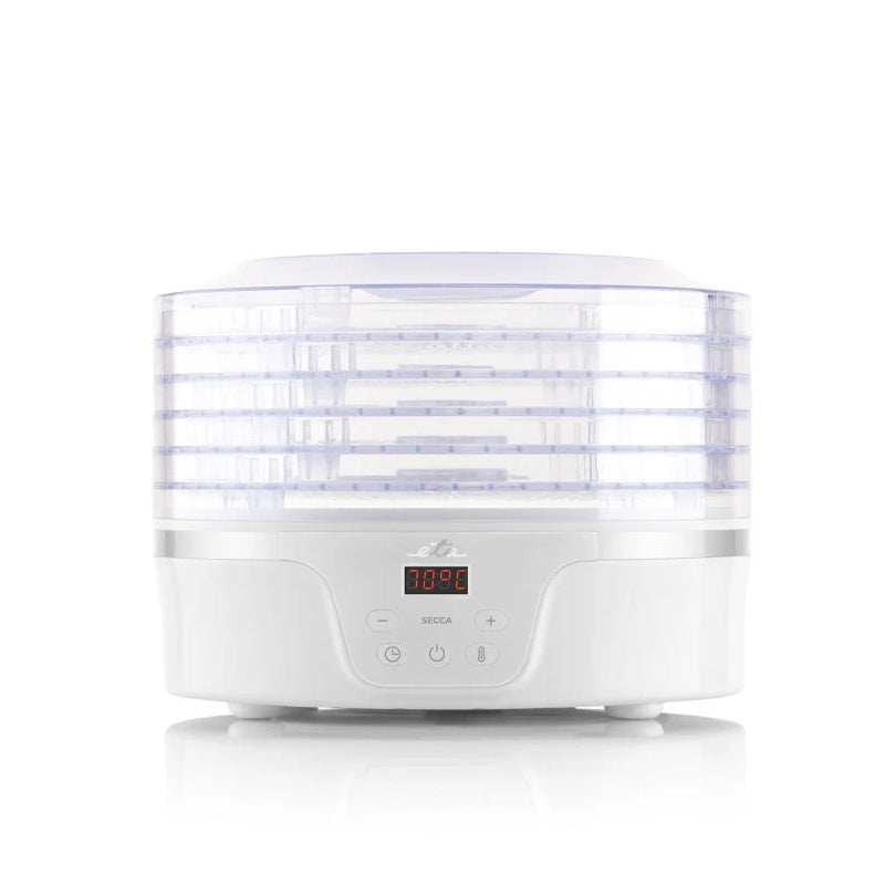 Eta Eta730190000 Secca Secador De Frutas, 380 W, 5 Placas De Secado, Blanco