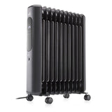 Eta262590000 Sole Smart Oil Radiator, 2500 W, 11 Ribs, Black