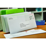 Etiqueta Dymo Label Writer Papel Para Direcciones. 260 X2 Rollos Blancas De 89x36mm