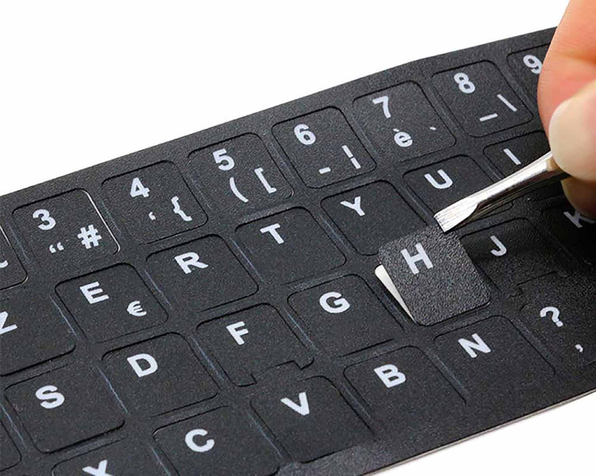 Pegatina Para Convertir Teclado En Idioma Portugués Negro