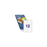 Etiquetas Blanca Apli 97 X 42.4 Mm 500 Hojas - Pl10520