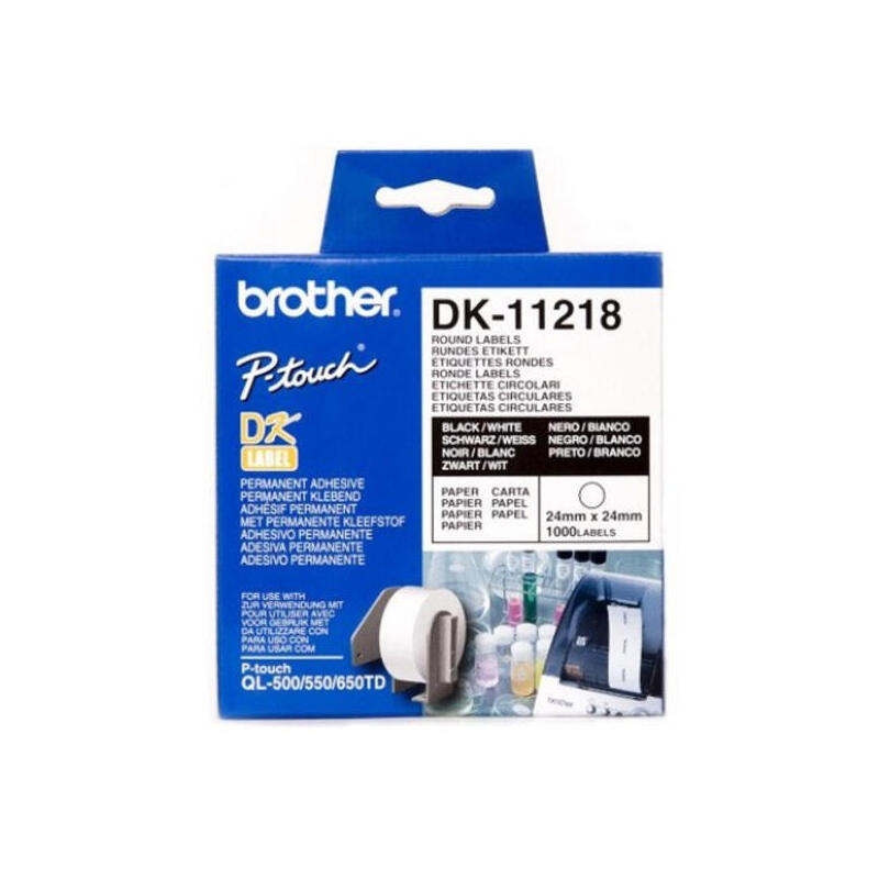 Etiquetas Compatibles Brother Dk11218 24 Mm -Dk11218-R