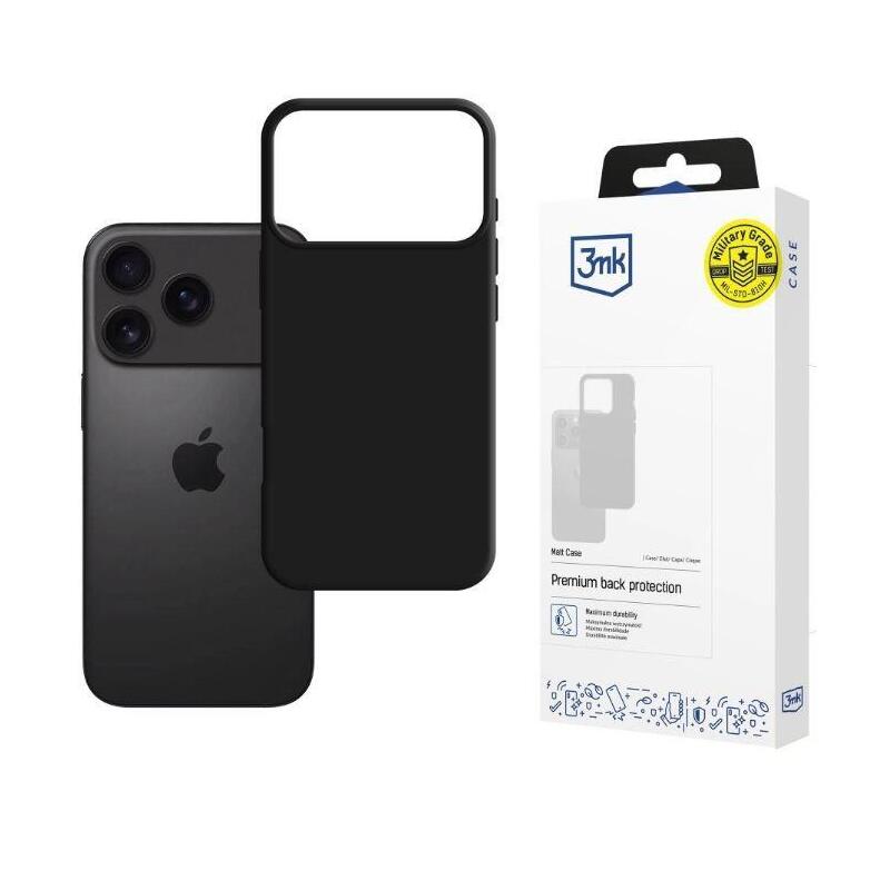 Etui Matt Case Para Apple Iphone 17 Pro Max Negro