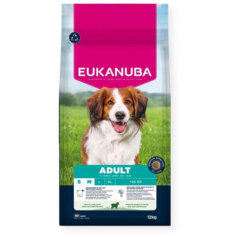 Eukanuba Small/Medium Breed Adult Lamb & Rice 12kg