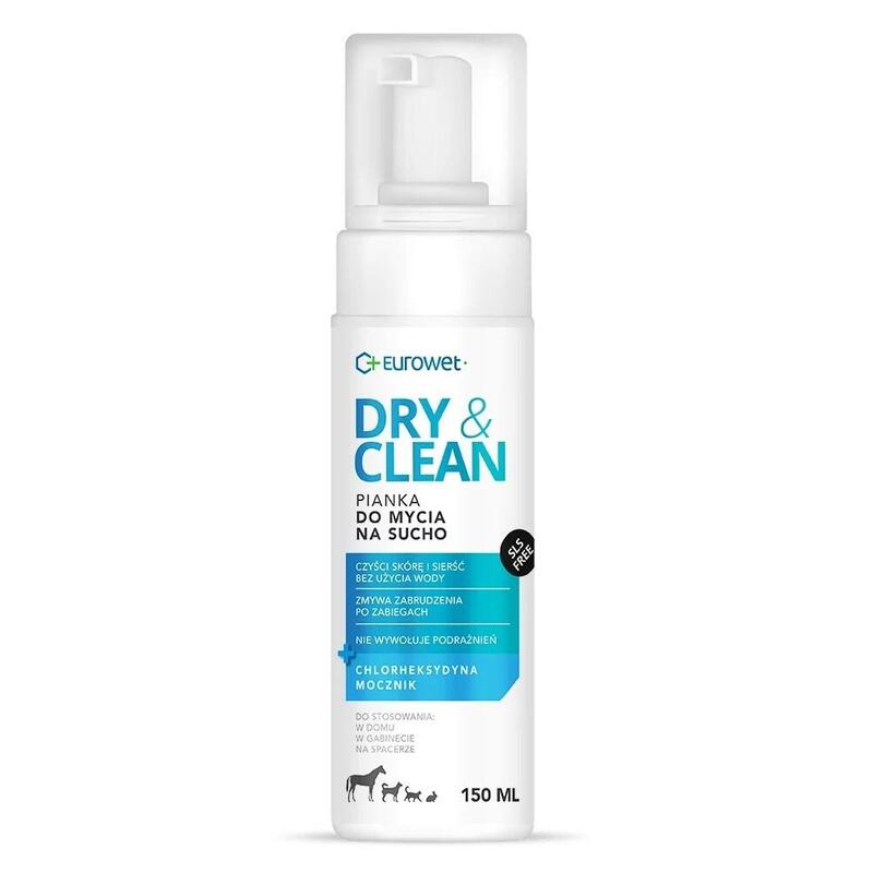 Eurowet Dry&Clean Pianka Do Mycia Na Sucho Para Perro I Kota 150ml