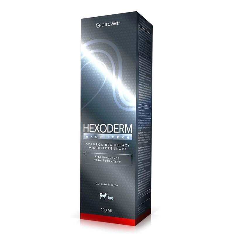 Eurowet Hexoderm Excellence Wsparcie Mikroflory Skóry Para Perro I Kota 200ml