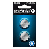 Everactive Cr2032 Mini Batería De Litio - Blister 2 Unidades.