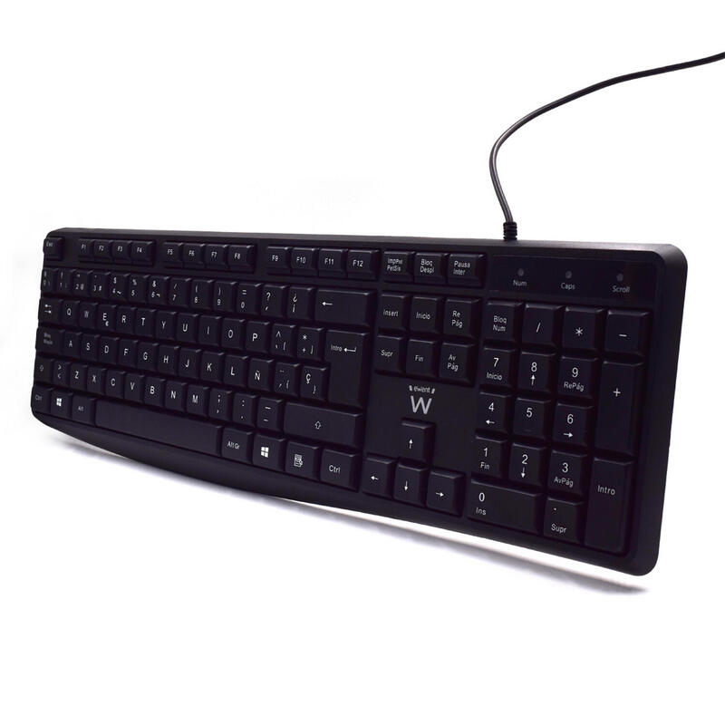 Ewent Ew3001 Teclado Escritura Silenciosa Usb