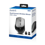 Ewent Ew3245 Ratón Mano Derecha Bluetooth Óptico 2400 Dpi