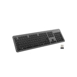 Ewent Teclado Inalambrico - Bateria De Litio Recargable De 300mah - Disposicion Italiana Qwerty It - Retroiluminacion -