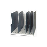 Exacompta Modulotop Clasificador Vertical Con 5 Separadores A4+ Gris Claro/Gris Ratón