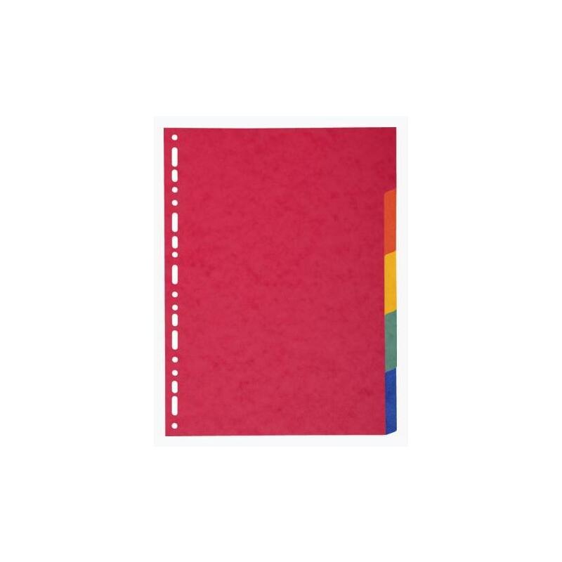 Exacompta Separadores Nature Future Cartulina Lustrada 225gr 5 Posiciones A4 Colores