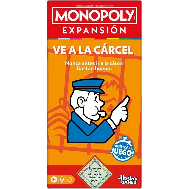 Expansión Hasbro Monopoly Ve A La Cárcel