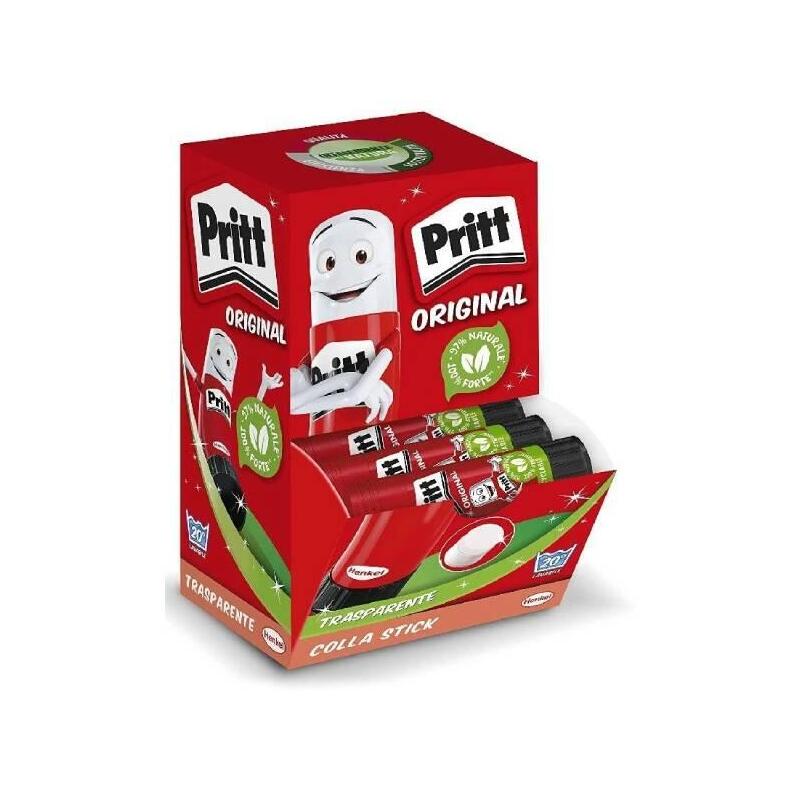 Expositor De Pegamento En Barra Pritt 22g 15 Unidades