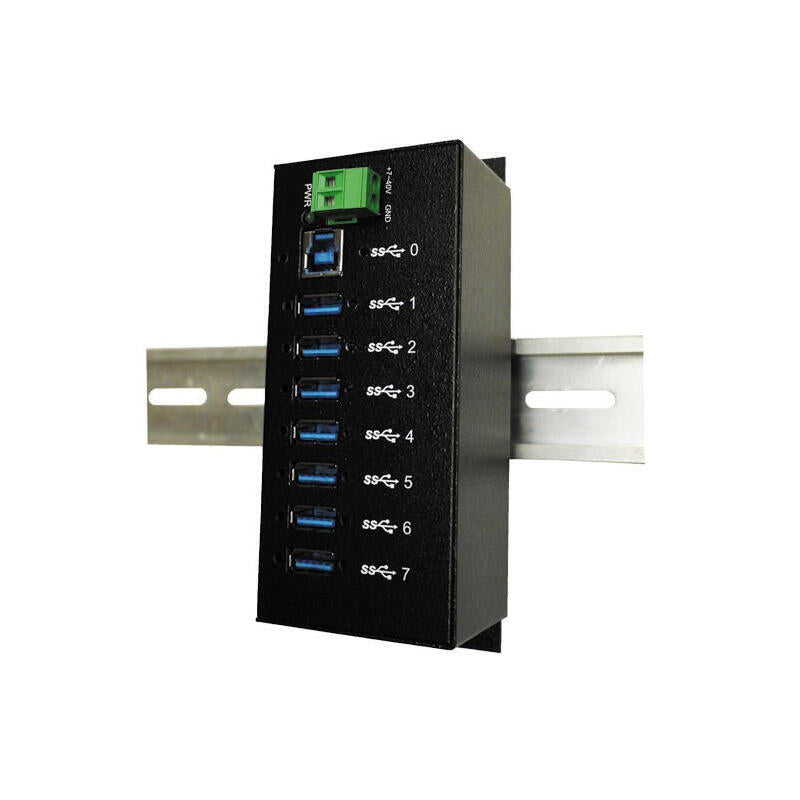 Exsys Ex-1187hmvs Hub De Interfaz 5000 Mbit/S Negro