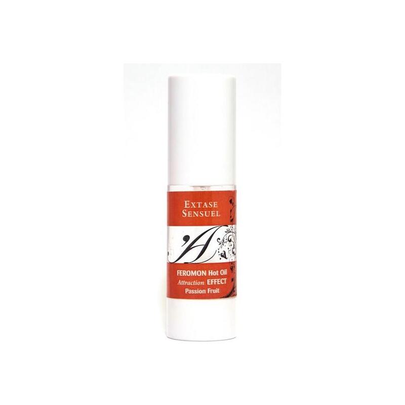 Extase Sensual - Aceite Masaje Efecto Calor Con Feromonas Fruta De La Pasion 30 Ml