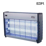 Exterminador De Insectos Profesional Electronico 2x15w 49x10x31cm Color Cromo/Negro Edm