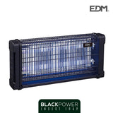 Exterminador De Insectos Profesional Electronico 2x15w 54,2x10x26,5cm 340° Color Negro Edm