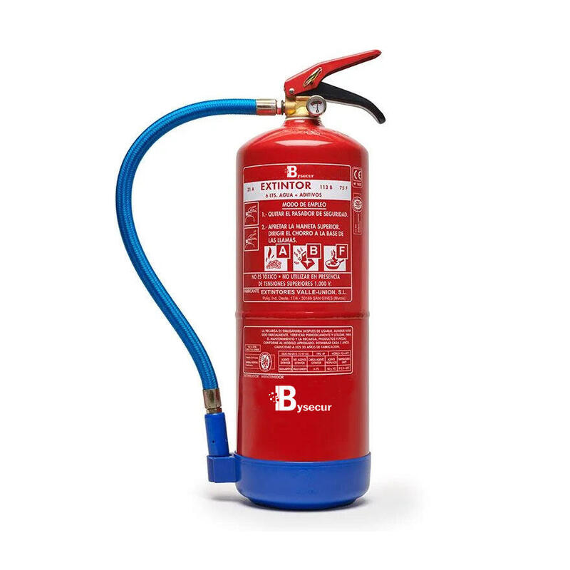 Extintor De Agua Ag 6lt Afff Con Base De Plástico