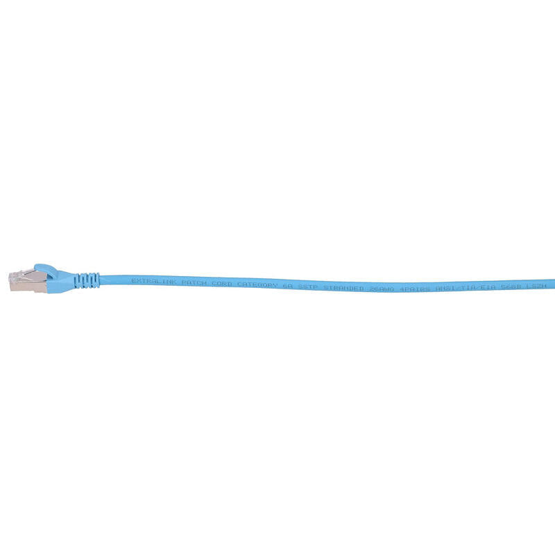 Extralink Kat.6a S/Ftp 2m  Lan Patchcord  Cable De Cobre De Par Trenzado, 10gbps