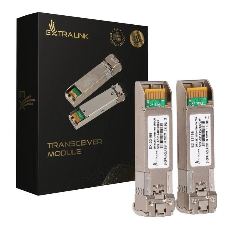 Extralink Sfp28 25g 1310nm Sm 10km Lc Duplex 2-Pack