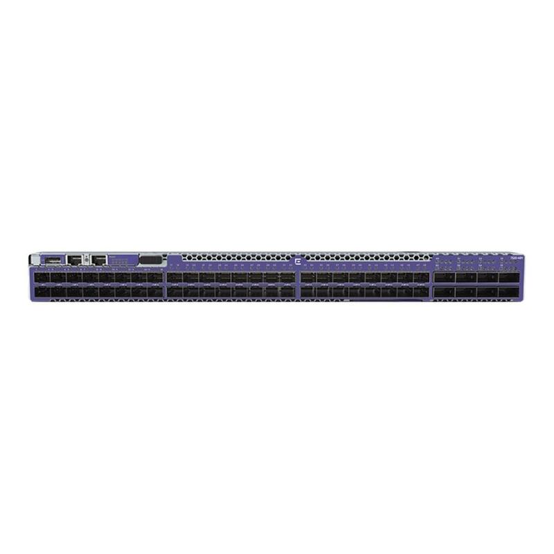 Extreme Networks Extremeswitching 7520-48y-8c Conmutador L3 Gestionado 48 X 1/10/25 Gigabit Sfp28 + 8 X 40/100 Gigabit Qsfp28 Flujo De Aire De Delante Hacia Atrás Montaje En Rack