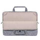 Rivacase 7913 Funda Para Portátil 13.3 Gris Claro Con Asas