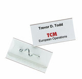 Namensschilder Transparente 6 Cm X 3 Cm