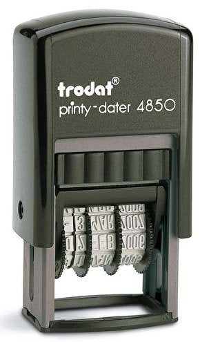 Trodat Datummempel Printy L7 Lagertext+Kissen Bl-Rojo 4850