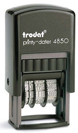 Trodat Datummempel Printy L7 Lagertext+Kissen Bl-Rojo 4850