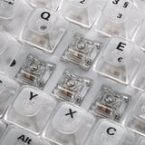 Sharkoon Crystal Shark, Teclado De Juegos White, De-Layout, Ktt 4044951040131