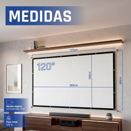 EAN 2521052419063 - iggual IGG318973+IGG318126 videoproyector 120 lúmenes ANSI 720p (1280x720) Blanco imagen 13