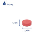 EAN 4002390105224 - MAUL 6177325 imanes para refrigerador Poliestireno (PS), Plástico reciclado Rojo 20 pieza(s) imagen 3