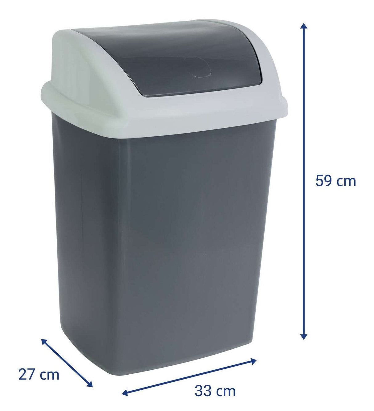 Maul Abfallbehälter Maulswing 24l Schwingdeckel Kunmmoff