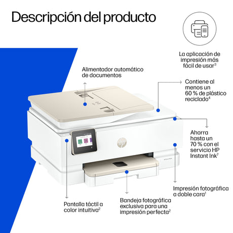 EAN 0198990280417 - HP ENVY Photo 7930 All-in-One Printer Inyección de tinta térmica A4 4800 x 1200 DPI Wifi imagen 3