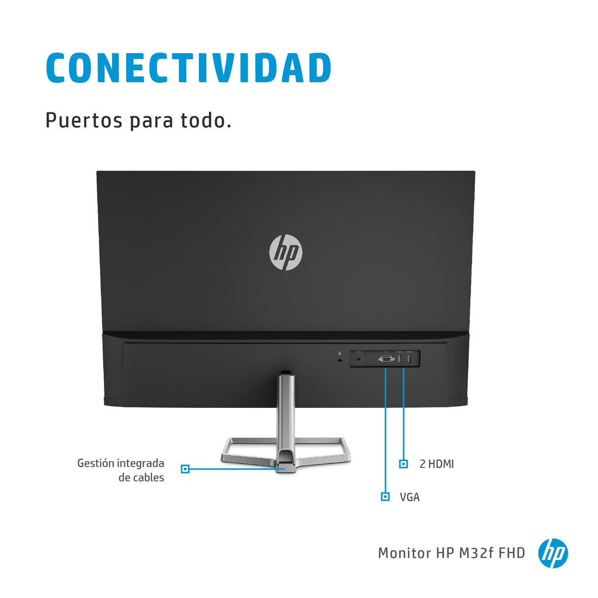 EAN 5715063327494 - HP M32f FHD Monitor pantalla para PC 80 cm (31.5") 1920 x 1080 Pixeles Full HD LED imagen 11