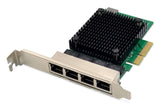 Digitus Tarjeta De Red Ethernet 2,5 Gigabit De 4 Puertos, Rj45, Pci Express, Chipset Realtek