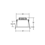 Brumberg 12266073 Eb-Downlight Etmesa Rund Ws 827 6w 350ma Ip54